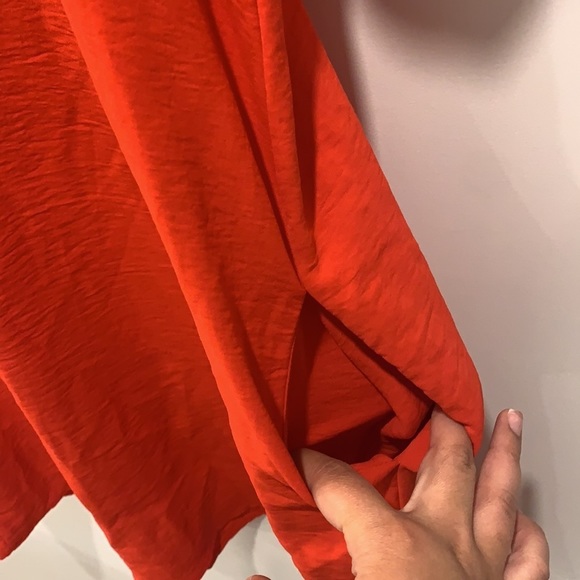 MTS Red Shift Dress With Pockets Size Medium - Picture 5 of 7